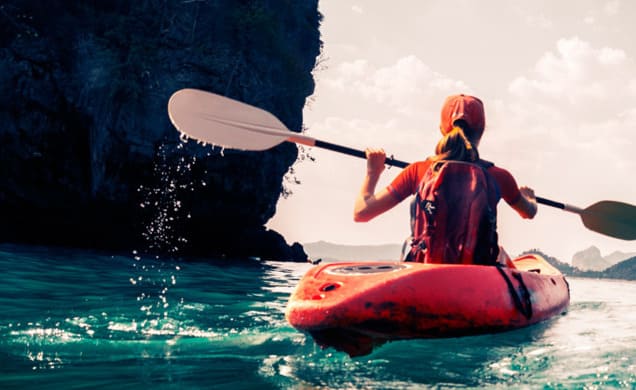 kayak en riano